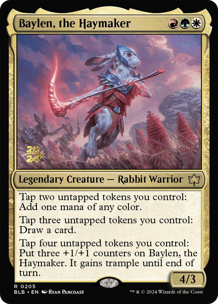 Baylen, the Haymaker [Bloomburrow Prerelease Promos] | Good Games Morley