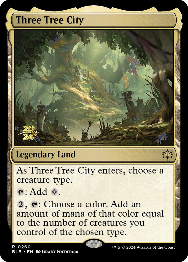 Three Tree City [Bloomburrow Prerelease Promos] | Good Games Morley
