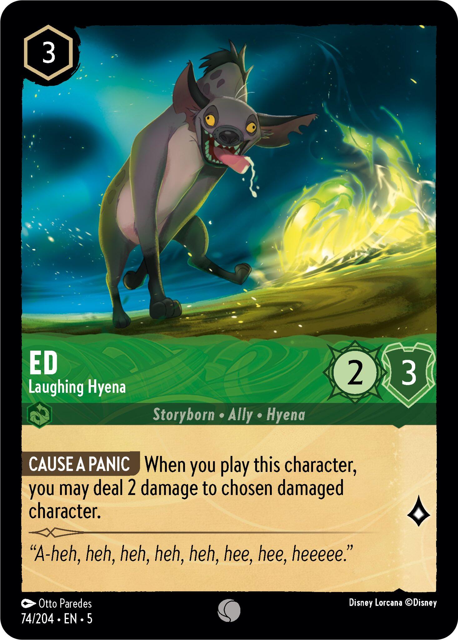 Ed - Laughing Hyena (74/204) [Shimmering Skies] | Good Games Morley