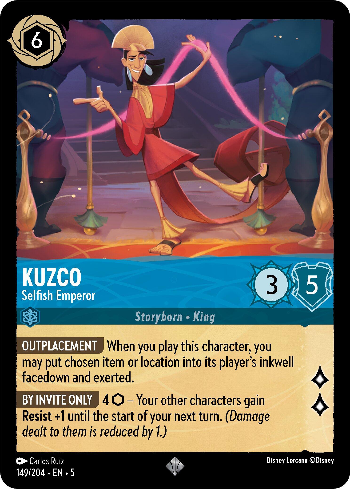 Kuzco - Selfish Emperor (149/204) [Shimmering Skies] | Good Games Morley