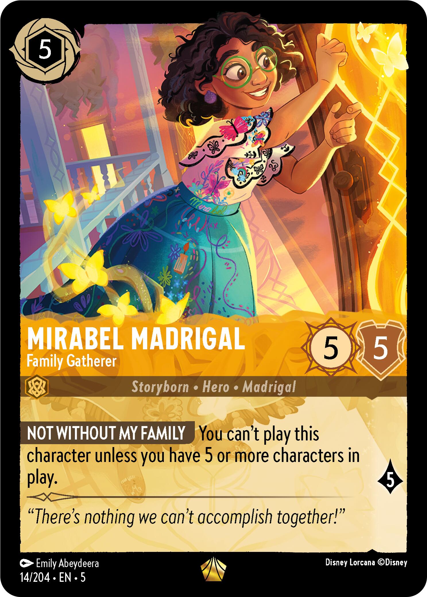 Mirabel Madrigal - Family Gatherer (14/204) [Shimmering Skies] | Good Games Morley