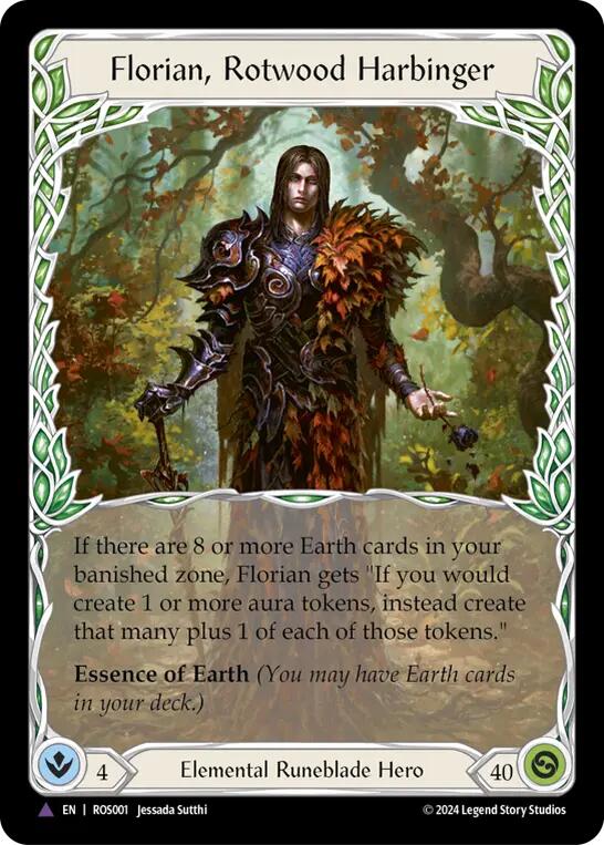 Florian, Rotwood Harbinger (Marvel) [ROS001-MV] (Rosetta)  Cold Foil | Good Games Morley