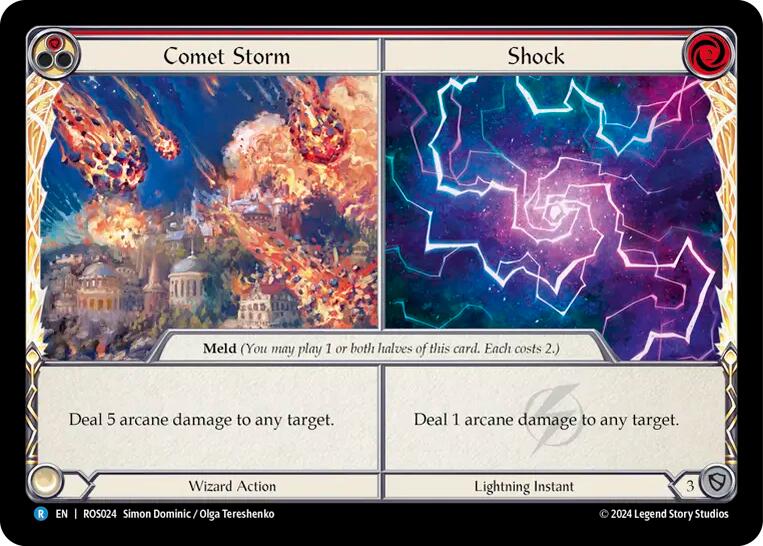 Comet Storm // Shock [ROS024] (Rosetta)  Rainbow Foil | Good Games Morley