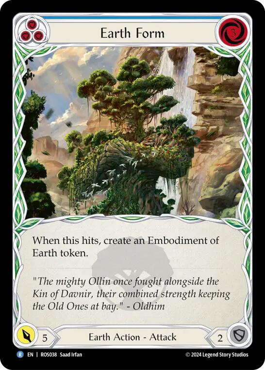 Earth Form (Blue) [ROS038] (Rosetta)  Rainbow Foil | Good Games Morley