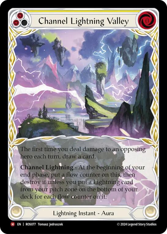 Channel Lightning Valley [ROS077] (Rosetta)  Rainbow Foil | Good Games Morley