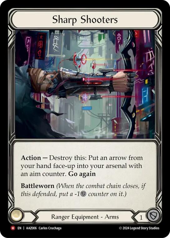 Sharp Shooters [AAZ006] (Armory Deck: Azalea)  Rainbow Foil | Good Games Morley