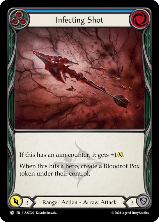 Infecting Shot (Blue) [AAZ027] (Armory Deck: Azalea) | Good Games Morley