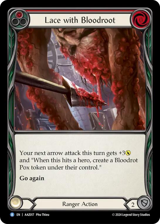 Lace with Bloodrot [AAZ017] (Armory Deck: Azalea) | Good Games Morley