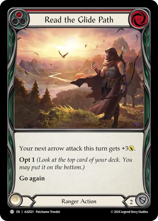Read the Glide Path (Red) [AAZ021] (Armory Deck: Azalea) | Good Games Morley
