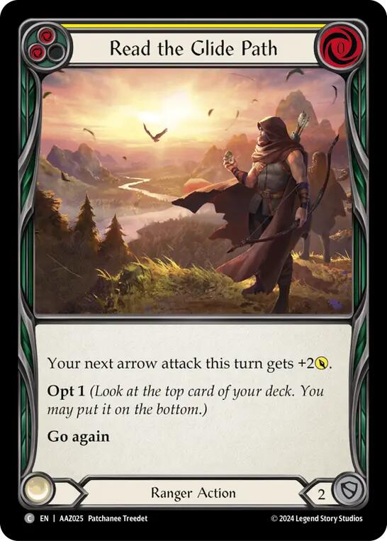 Read the Glide Path (Yellow) [AAZ025] (Armory Deck: Azalea) | Good Games Morley
