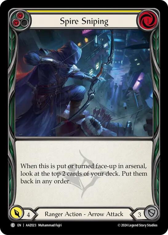 Spire Sniping (Yellow) [AAZ023] (Armory Deck: Azalea) | Good Games Morley