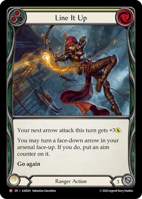 Line It Up [AAZ024] (Armory Deck: Azalea)  Rainbow Foil | Good Games Morley