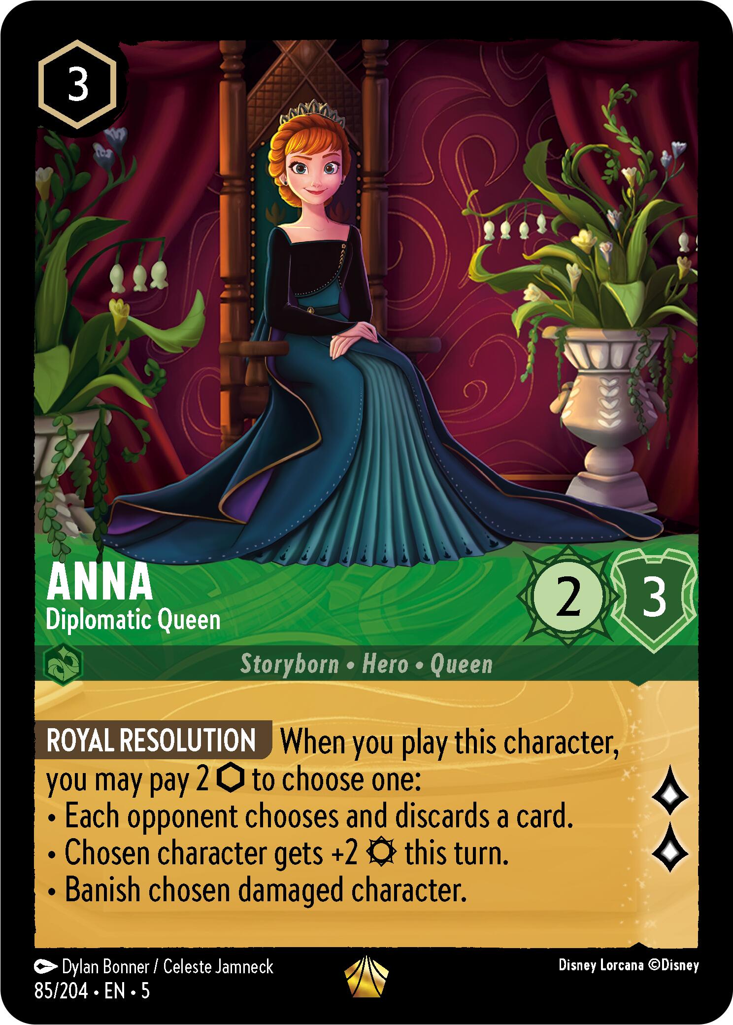 Anna - Diplomatic Queen (85/204) [Shimmering Skies] | Good Games Morley