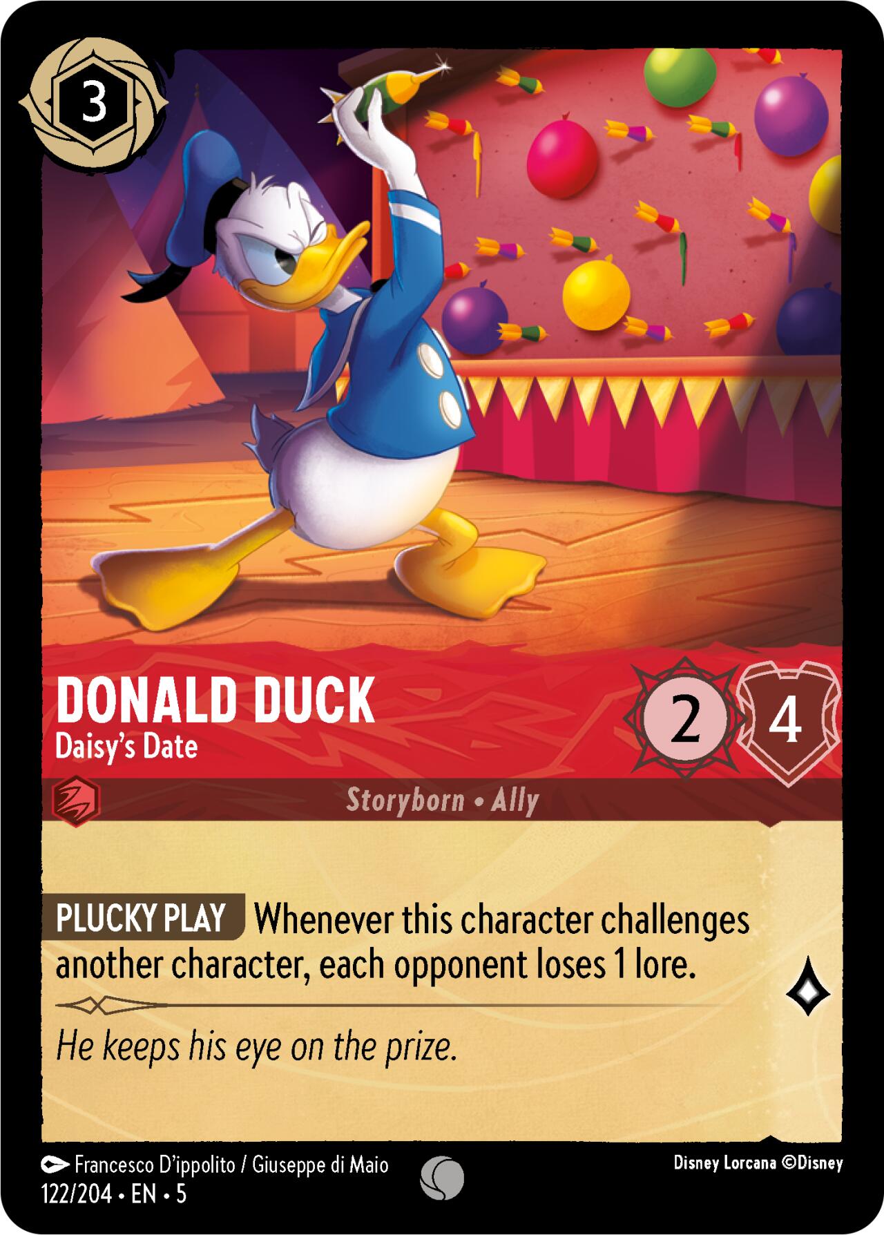 Donald Duck - Daisy's Date (122/204) [Shimmering Skies] | Good Games Morley