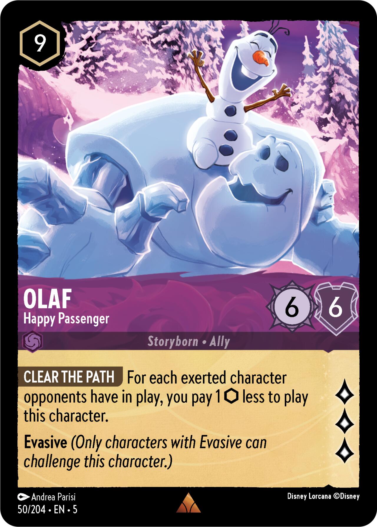 Olaf - Happy Passenger (50/204) [Shimmering Skies] | Good Games Morley