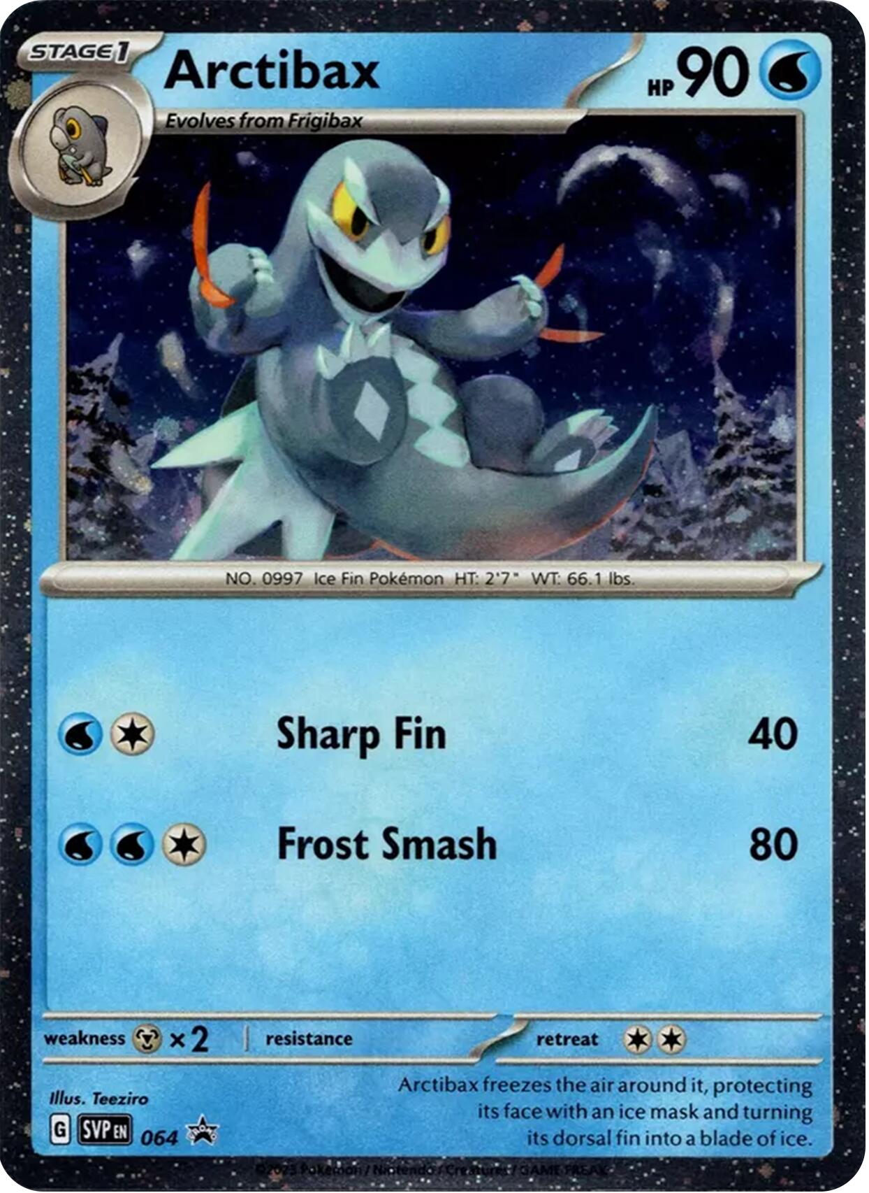 Arctibax (064) (Cosmos Holo) [Scarlet & Violet: Black Star Promos] | Good Games Morley