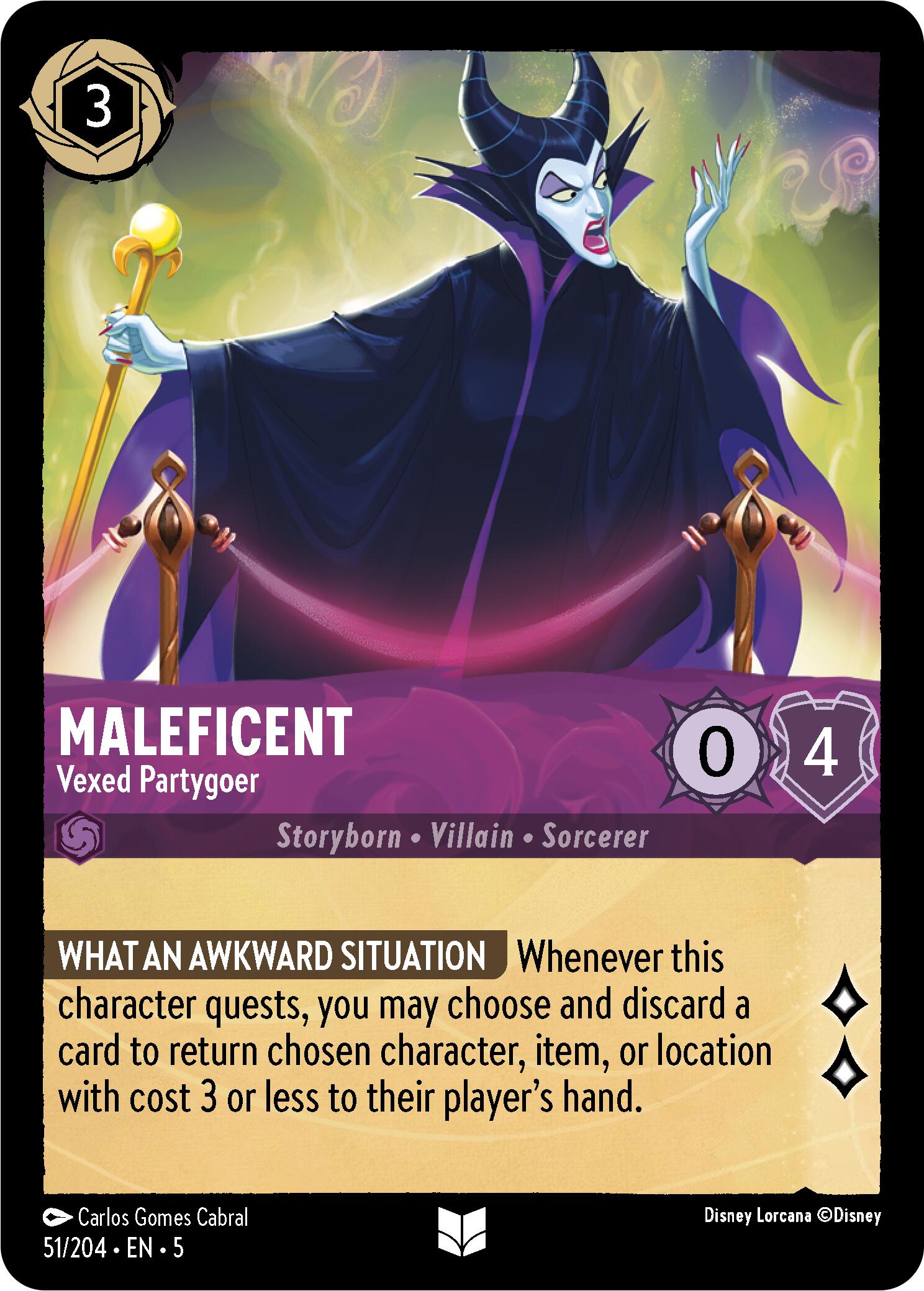 Maleficent - Vexed Partygoer (51/204) [Shimmering Skies] | Good Games Morley