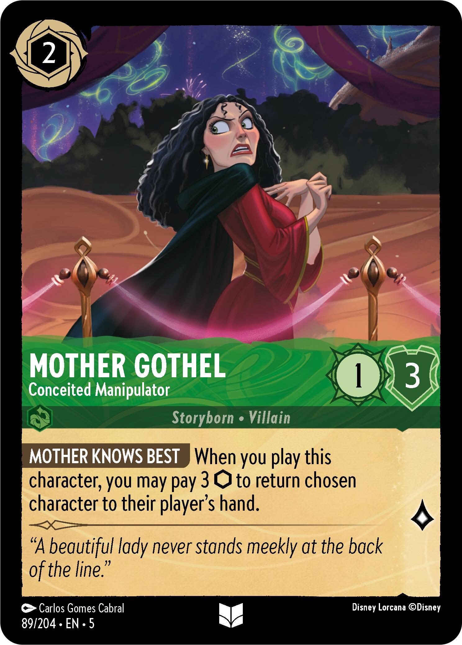 Mother Gothel - Conceited Manipulator (89/204) [Shimmering Skies] | Good Games Morley