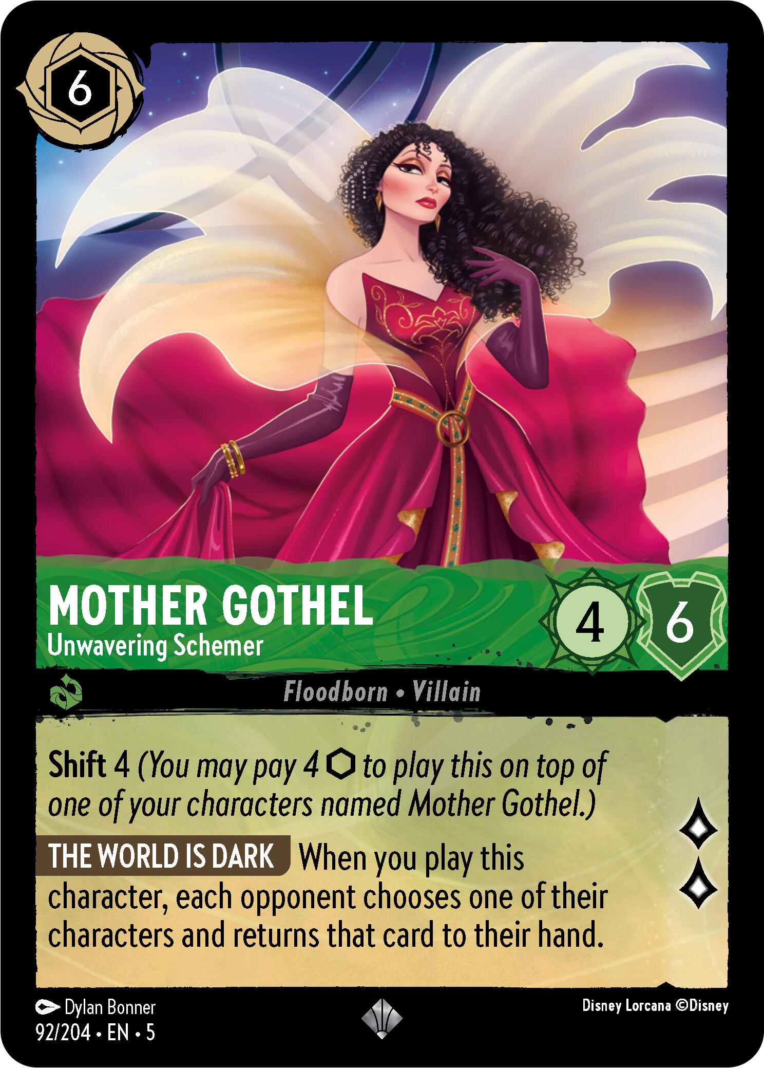 Mother Gothel - Unwavering Schemer (92/204) [Shimmering Skies] | Good Games Morley