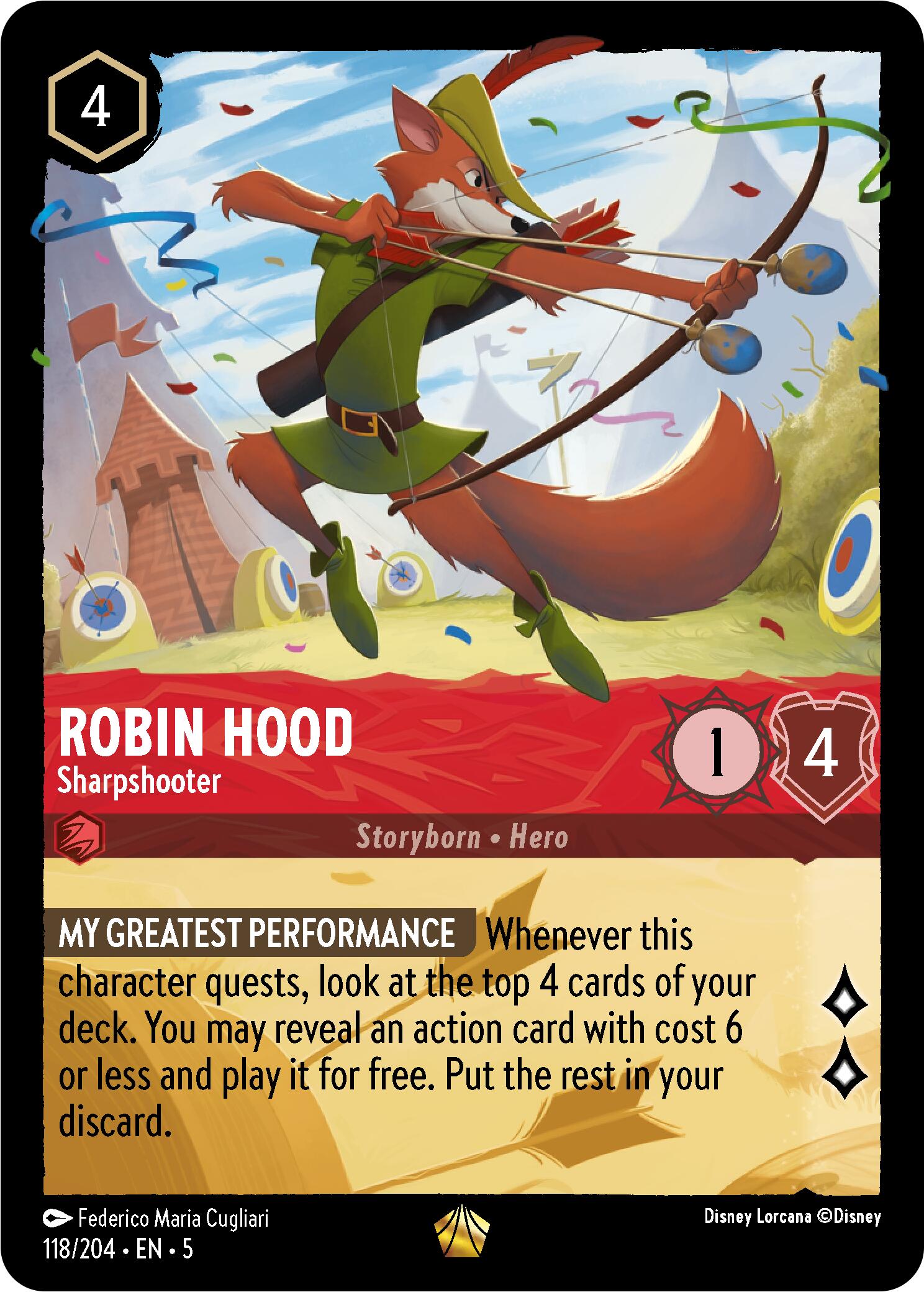 Robin Hood - Sharpshooter (118/204) [Shimmering Skies] | Good Games Morley