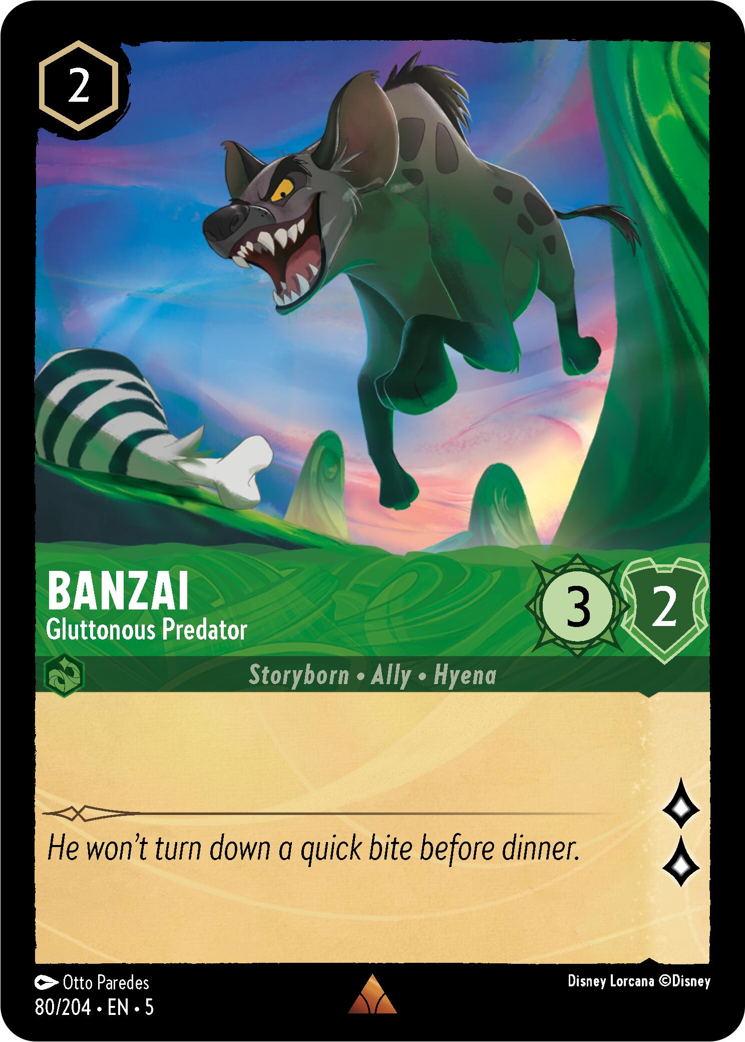 Banzai - Gluttonous Predator (80/204) [Shimmering Skies] | Good Games Morley
