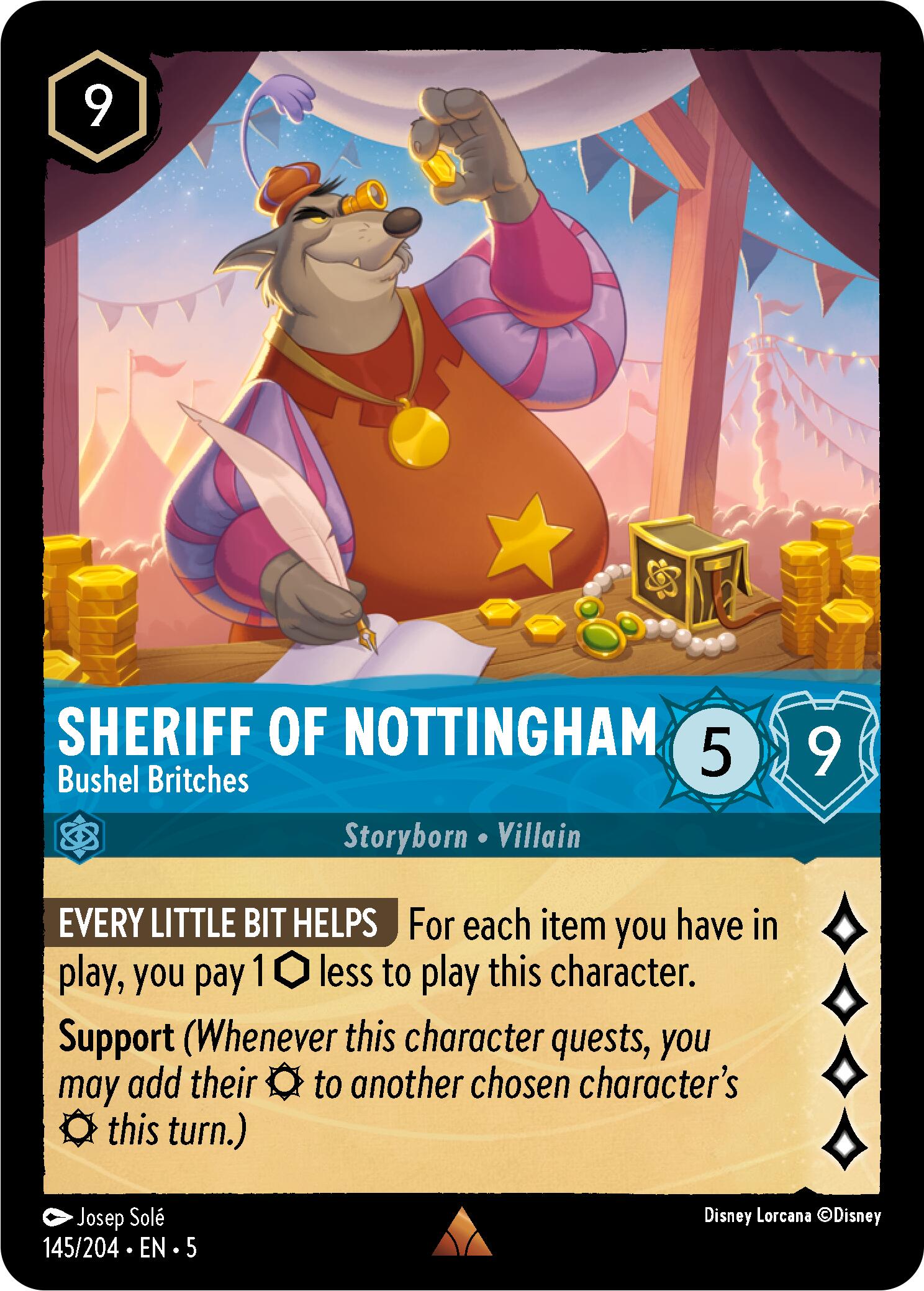 Sheriff of Nottingham - Bushel Britches (145/204) [Shimmering Skies] | Good Games Morley