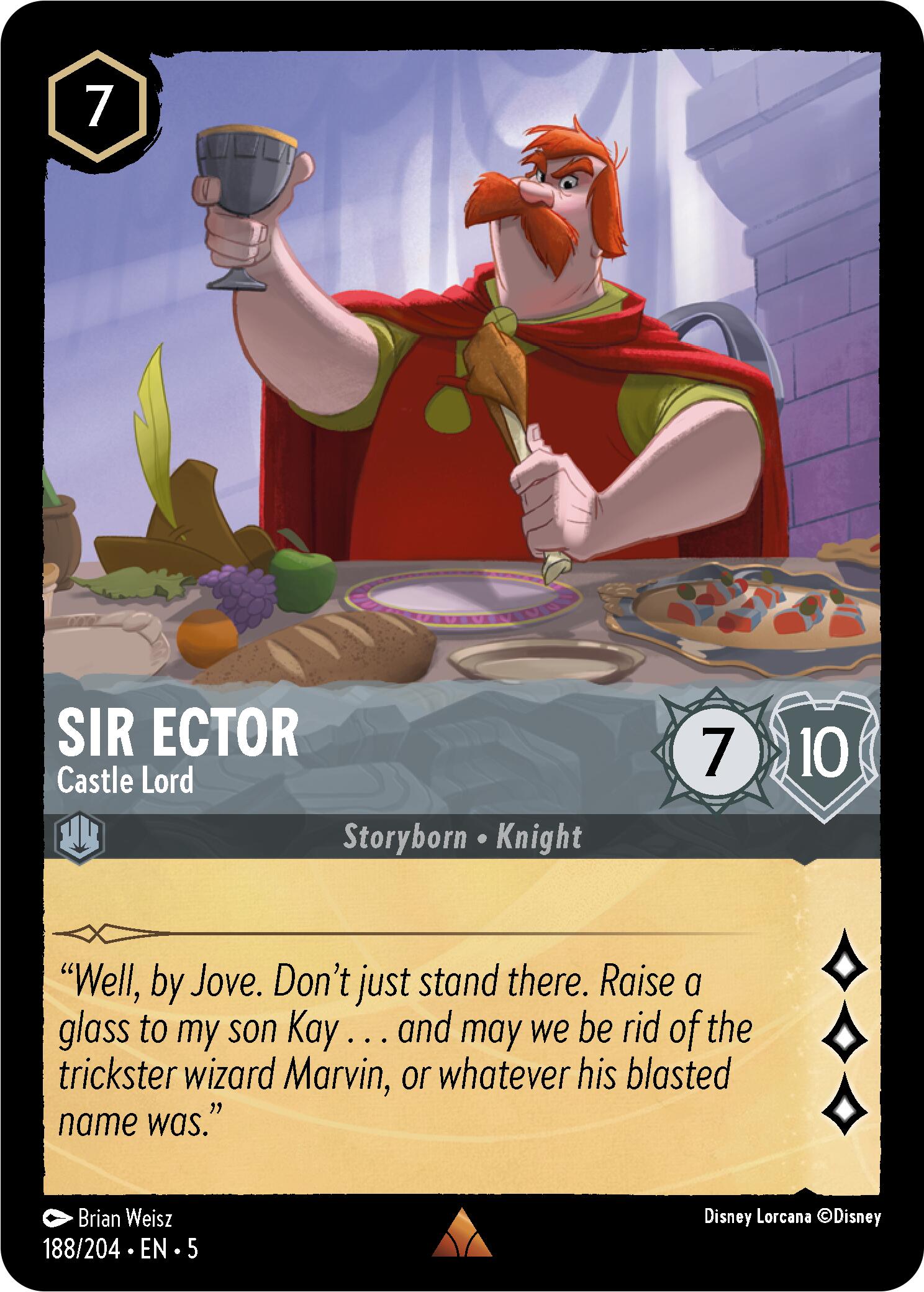 Sir Ector - Castle Lord (188/204) [Shimmering Skies] | Good Games Morley