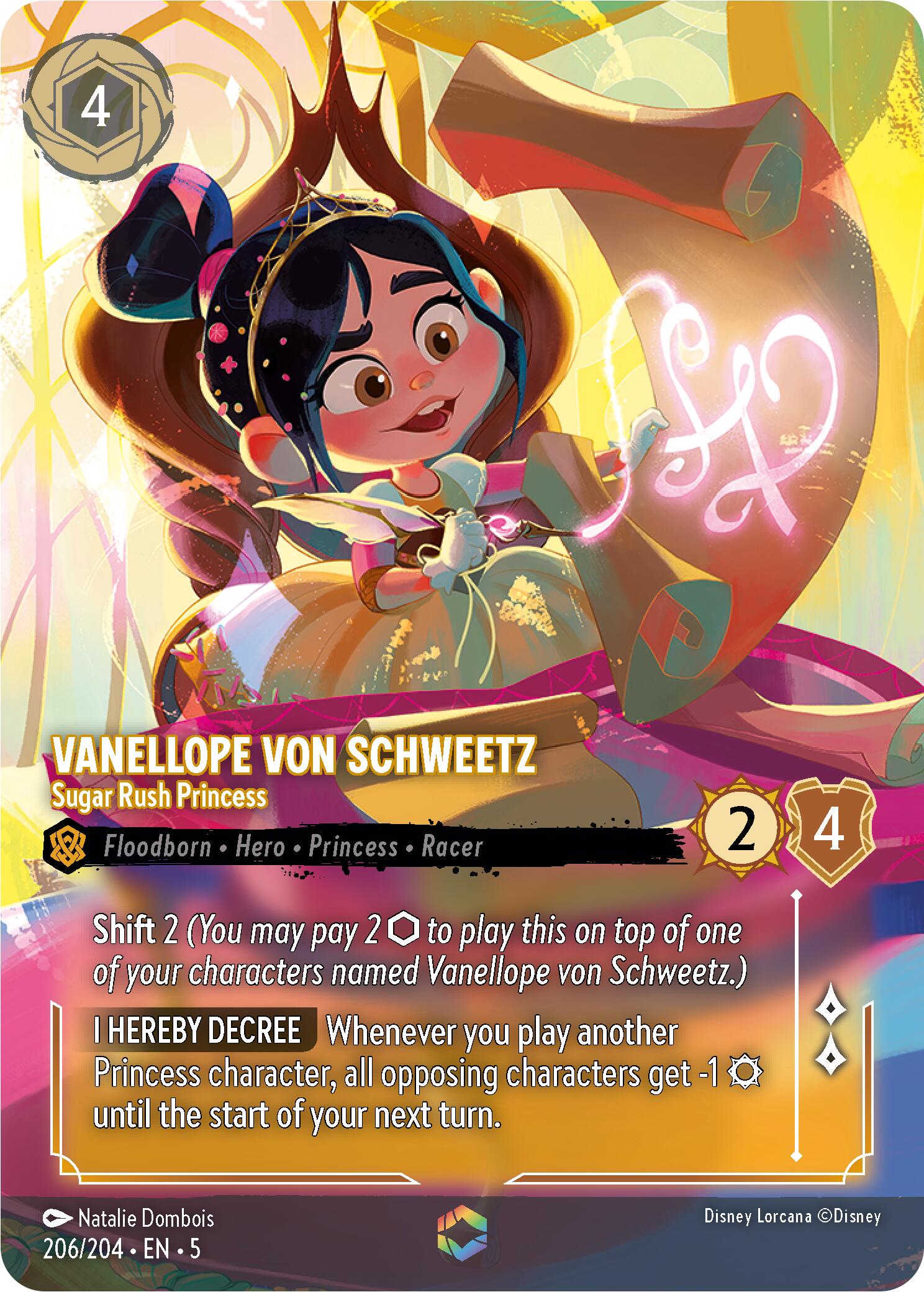 Vanellope von Schweetz - Sugar Rush Princess (Enchanted) (206/204) [Shimmering Skies] | Good Games Morley