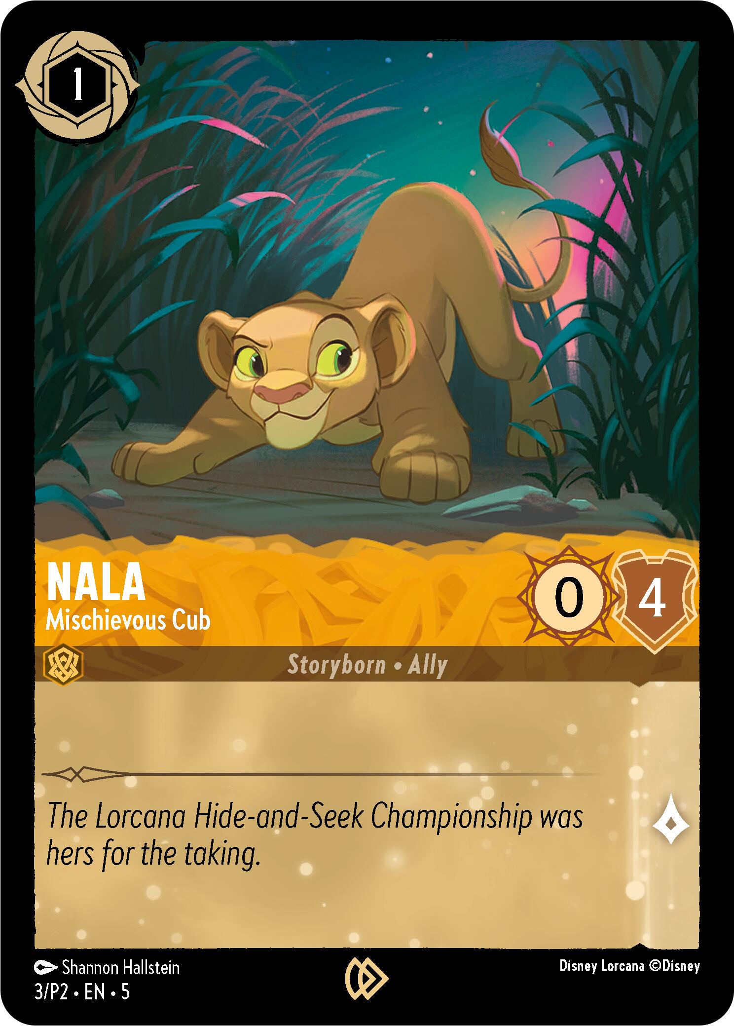 Nala - Mischievous Cub (3) [Promo Cards] | Good Games Morley