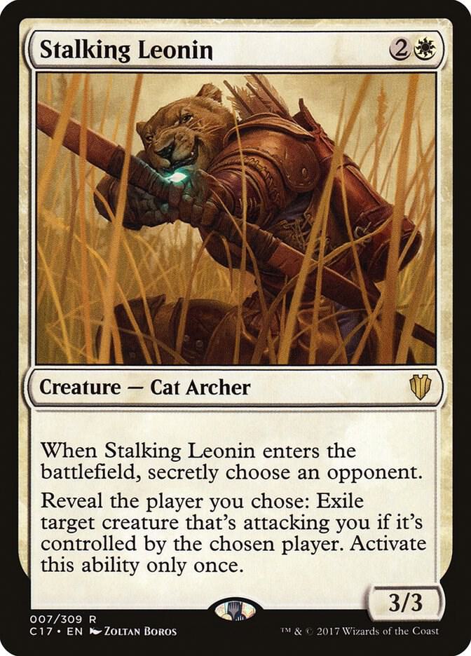 Stalking Leonin 7/309 (Commander 2017)  | Good Games Morley