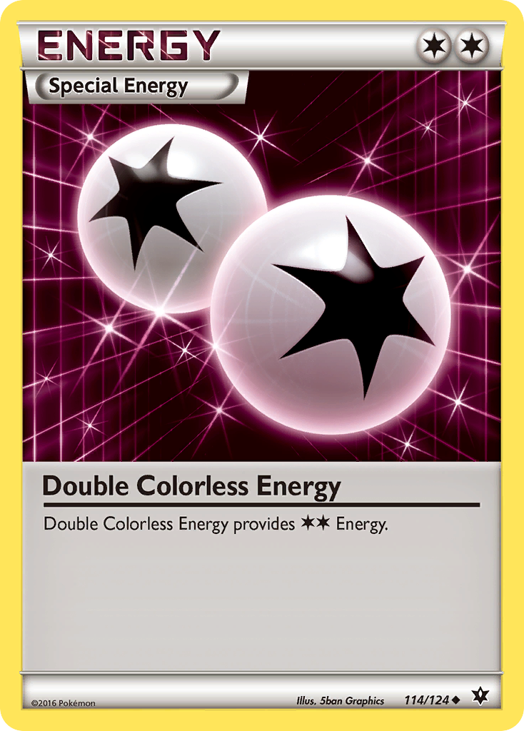 Double Colorless Energy (114/124) [XY: Fates Collide] | Good Games Morley