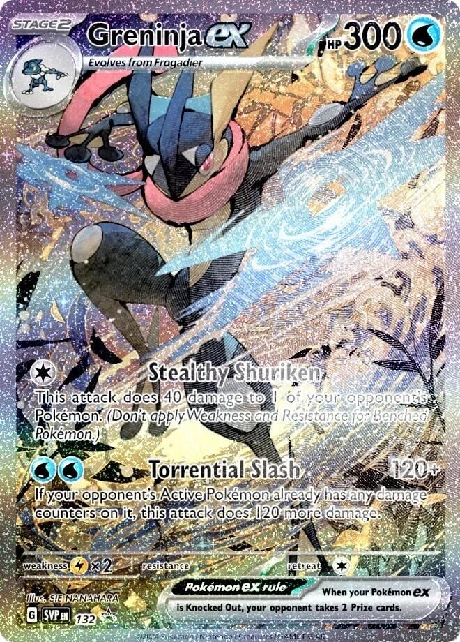Greninja ex (132) [Scarlet & Violet: Black Star Promos] | Good Games Morley