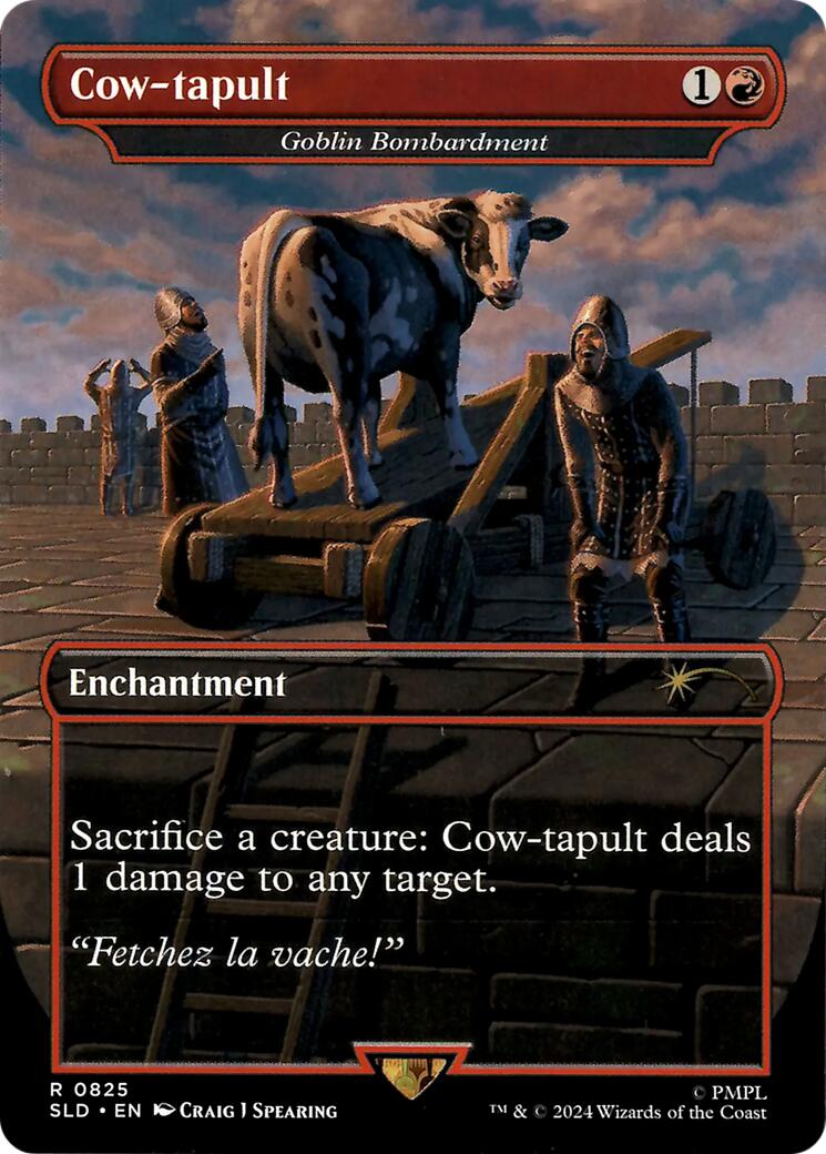 Cow-tapult - Goblin Bombardment [Secret Lair Drop Series] | Good Games Morley