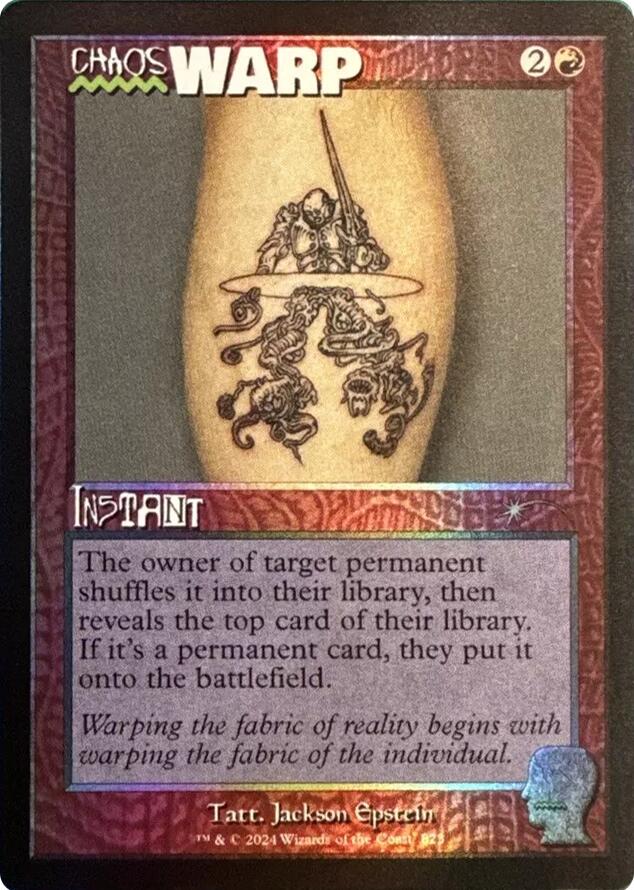Chaos Warp (Rainbow Foil) [Secret Lair Drop Series] | Good Games Morley