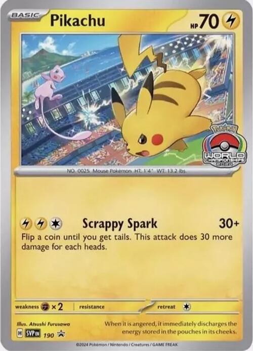 Pikachu (190) [Scarlet & Violet: Black Star Promos] | Good Games Morley