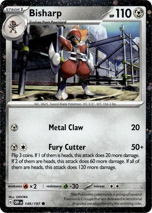 Bisharp (149/197) (Cosmos Holo) [Miscellaneous Cards] | Good Games Morley
