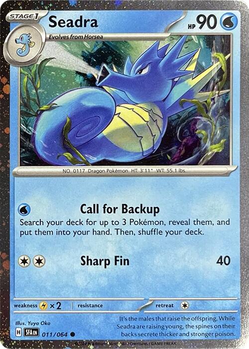 Seadra (011/064) (Cosmos Holo) [Miscellaneous Cards] | Good Games Morley