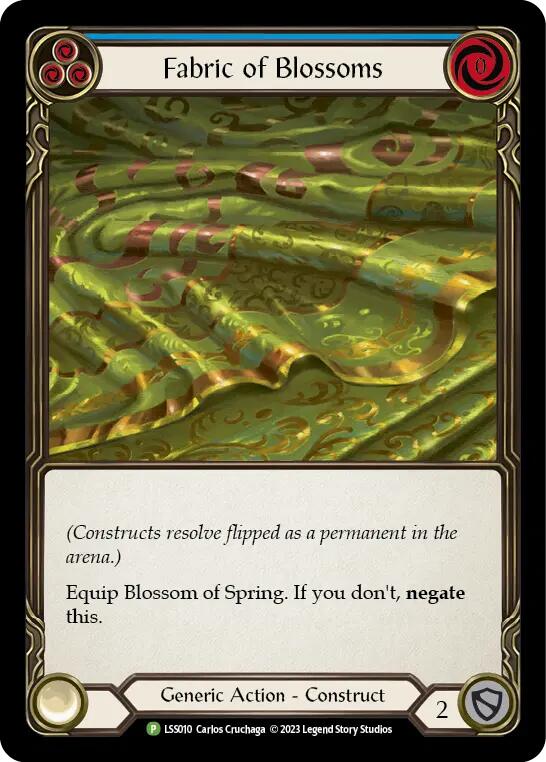 Fabric of Blossoms [LSS010] (Promo)  Cold Foil | Good Games Morley