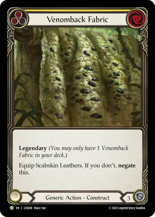 Venomback Fabric [LSS018] (Promo)  Cold Foil | Good Games Morley