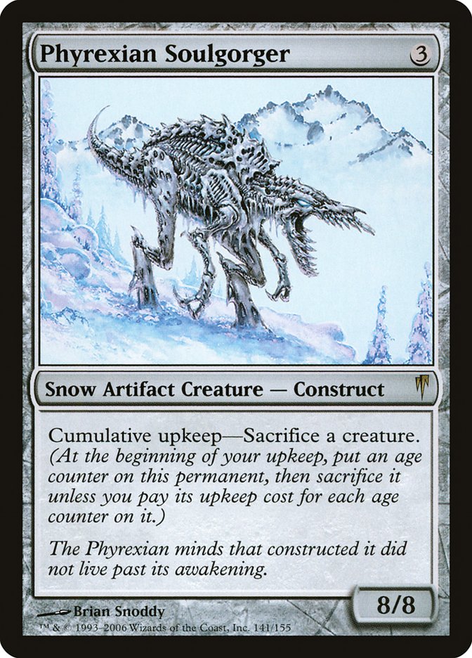 Phyrexian Soulgorger 141/155 (Coldsnap)  - Foil | Good Games Morley