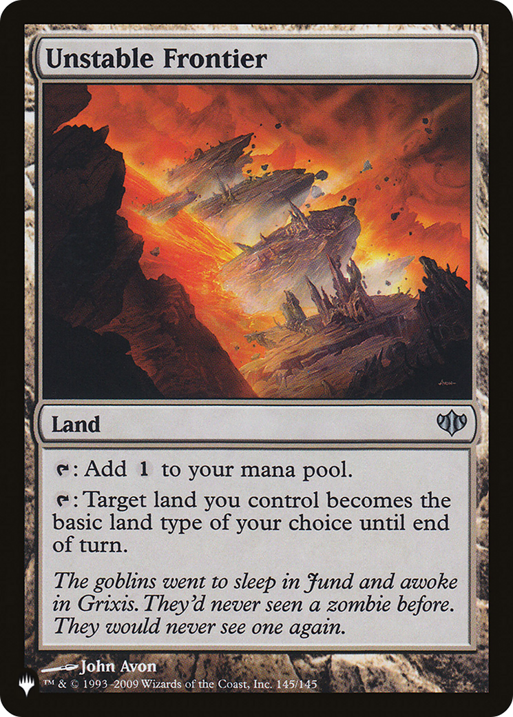 Unstable Frontier [The List] | Good Games Morley
