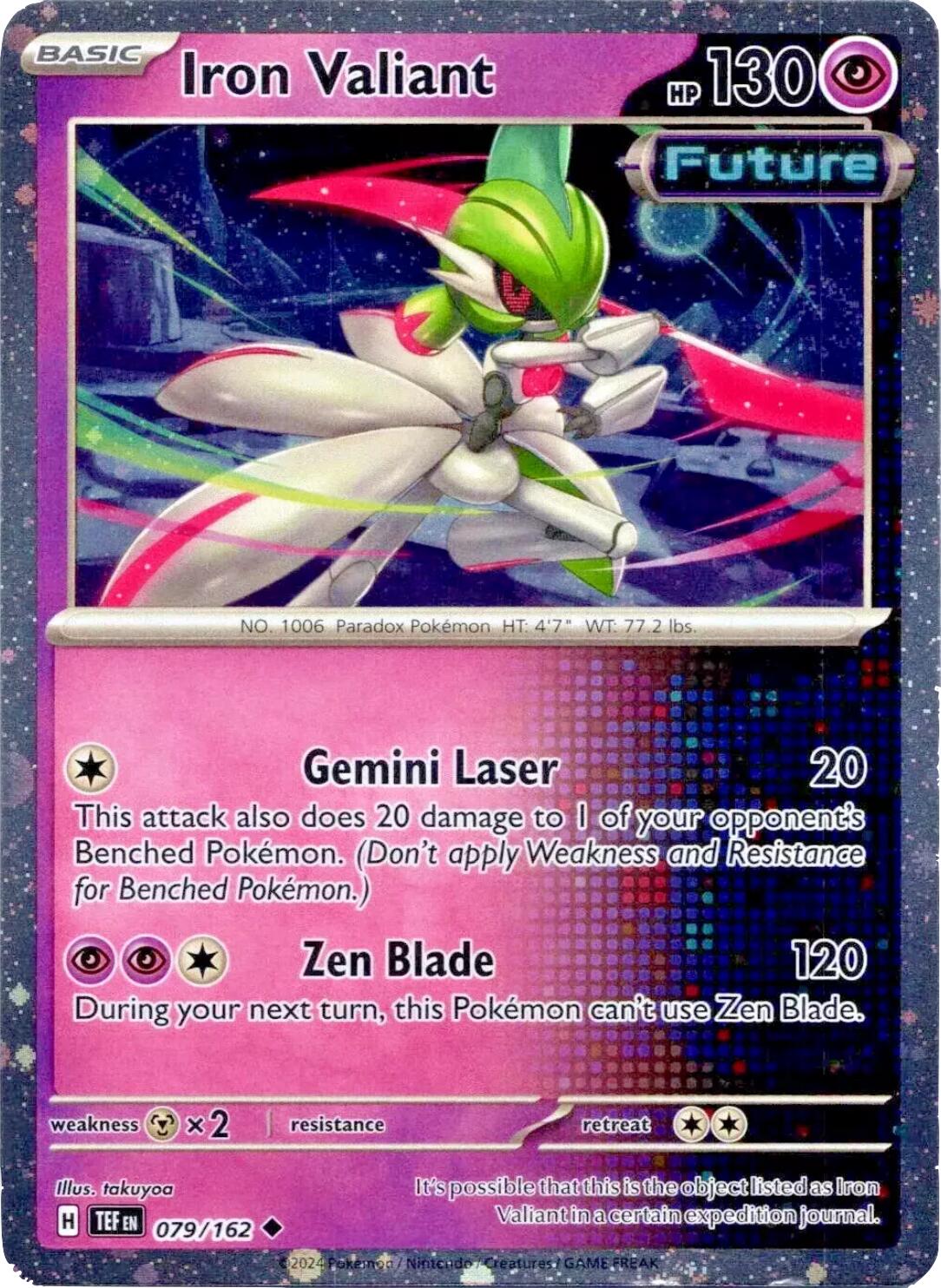 Iron Valiant (079/162) (Cosmos Holo) [Miscellaneous Cards] | Good Games Morley
