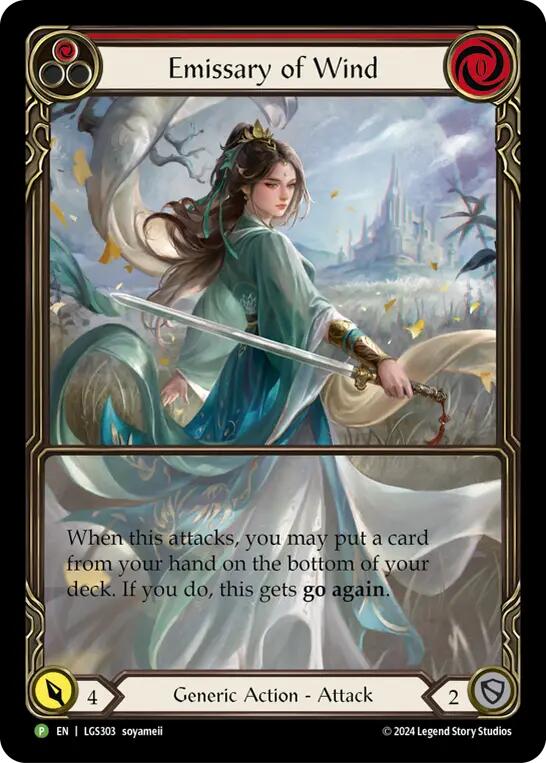 Emissary of Wind [LGS303] (Promo)  Rainbow Foil | Good Games Morley