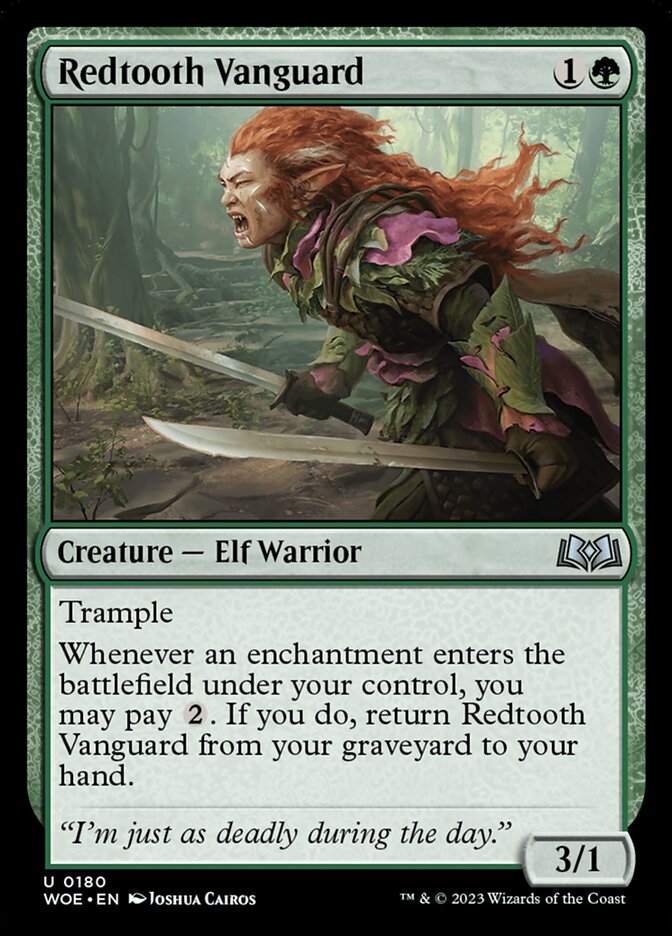 Redtooth Vanguard 180/276 (Wilds of Eldraine)  - Foil | Good Games Morley