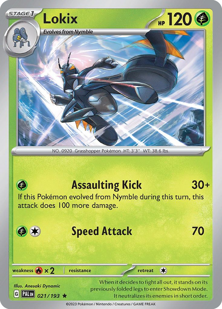 Lokix (021/193) (Theme Deck Exclusive) [Scarlet & Violet: Paldea Evolved] | Good Games Morley