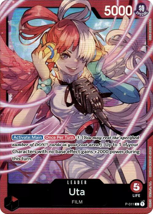 Uta (P-011) (Premium Card Collection -Uta-) [One Piece Promotion Cards] | Good Games Morley
