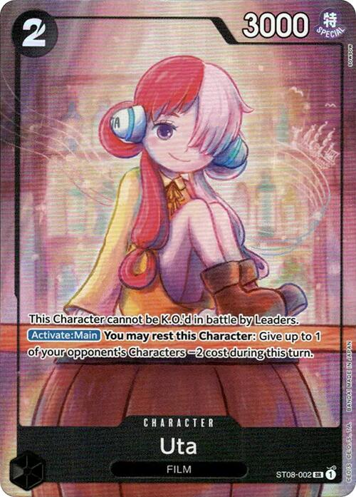 Uta (ST08-002) (Premium Card Collection -Uta-) [One Piece Promotion Cards] | Good Games Morley