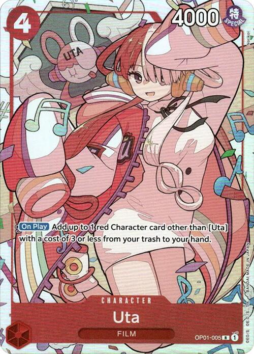 Uta (OP01-005) (Premium Card Collection -Uta-) [One Piece Promotion Cards] | Good Games Morley