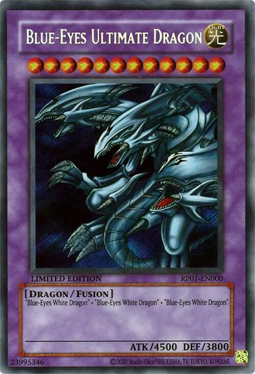 Blue-Eyes Ultimate Dragon [RP01-EN000] Secret Rare | Good Games Morley