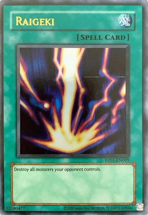 Raigeki [RP01-EN005] Ultra Rare | Good Games Morley